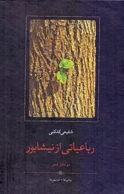 جلد کتاب رباعیاتی از نیشابور