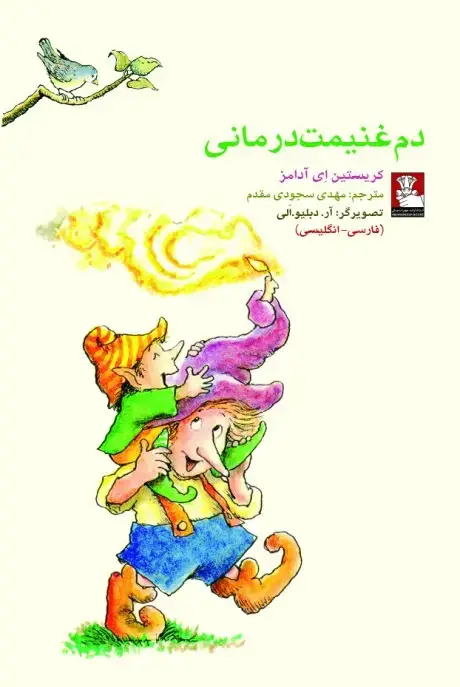 جلد کتاب کمک پریان: دم غنیمت درمانی