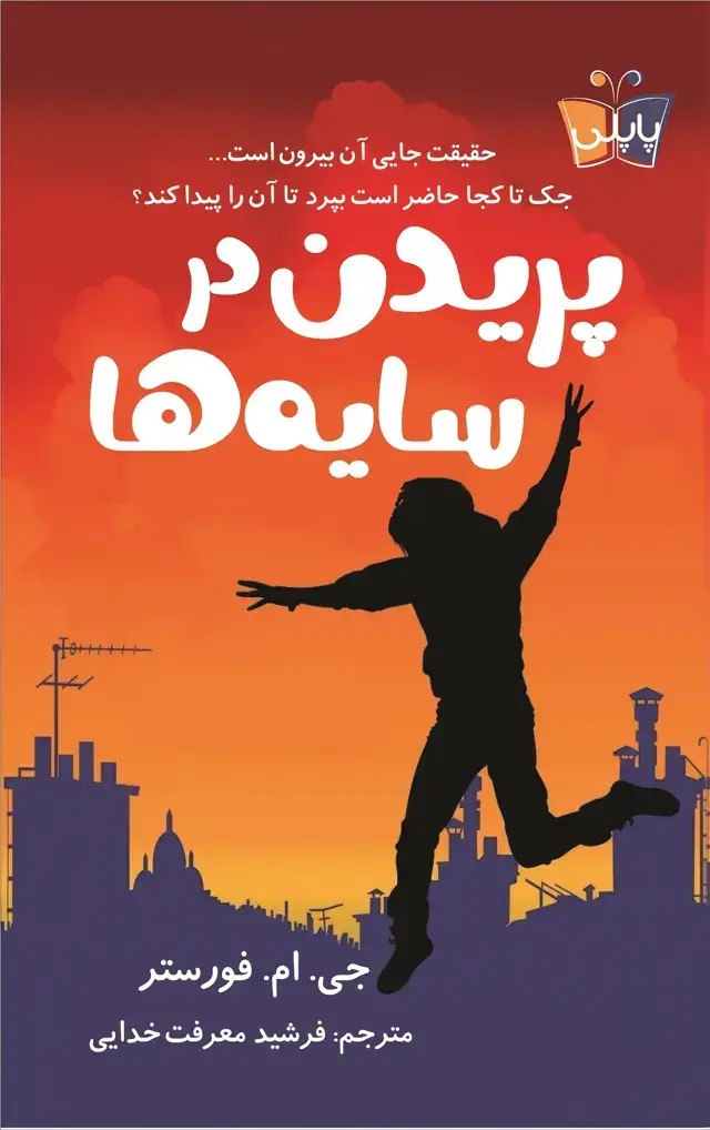 جلد کتاب پریدن در سایه ها