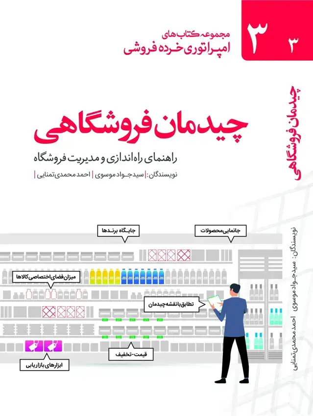 جلد کتاب کتاب چیدمان فروشگاهی