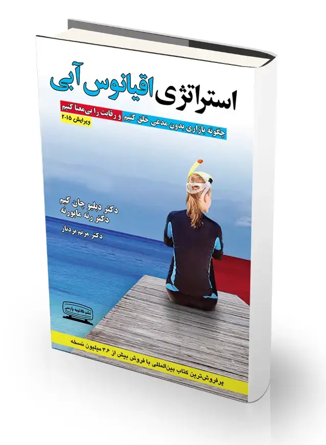جلد کتاب استراتژی اقیانوس ابی