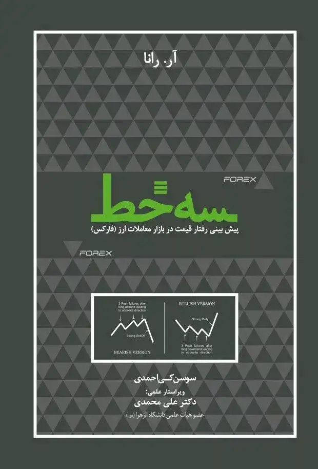 جلد کتاب کتاب سه خط پیش رفتار قیمت در بازار معاملات