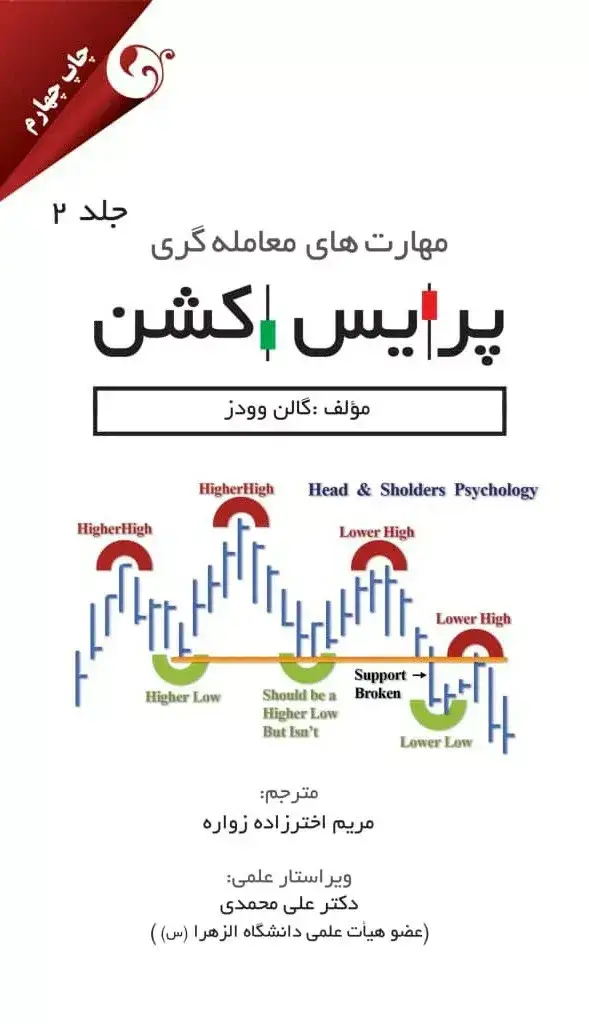 جلد کتاب کتاب مهارت های معامله گری پرایس اکشن جلد 2