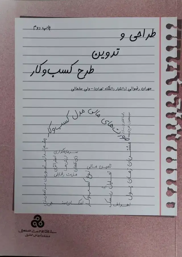 جلد کتاب کتاب طراحی و تدوین طرح کسب و کار