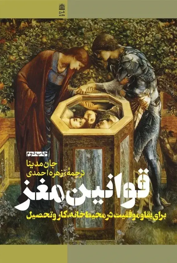 جلد کتاب قوانین مغز: برای بقا و موفقیت در محیط خانه، کار و تحصیل (اسیب دیده)