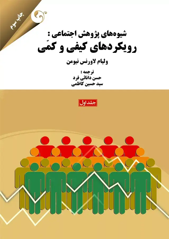 جلد کتاب کتاب شیوه های پژوهش اجتماعی رویکردهای کیفی و کمی جلد 1 1404