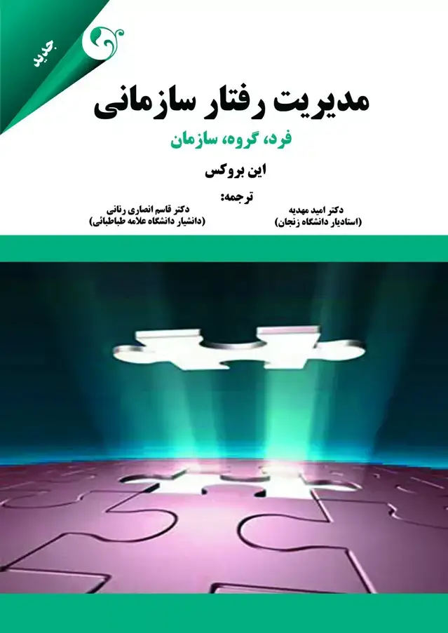 جلد کتاب کتاب مدیریت رفتار سازمانی فرد گروه سازمان اثر این بروکس 1404