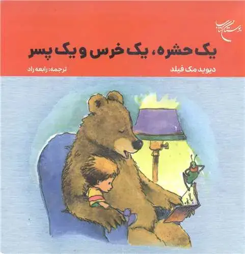 جلد کتاب یک حشره یک خرس و یک پسر