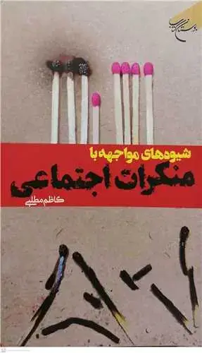 جلد کتاب شیوه های مواجهه با منکرات اجتماعی