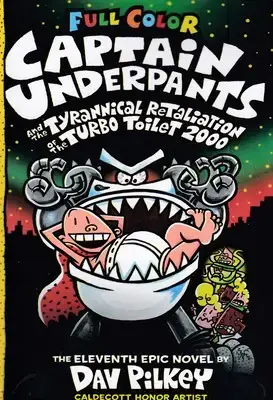جلد کتاب کتاب زبان انگلیسی-کاپیتان زیرشلواری 11 Captain Underpants