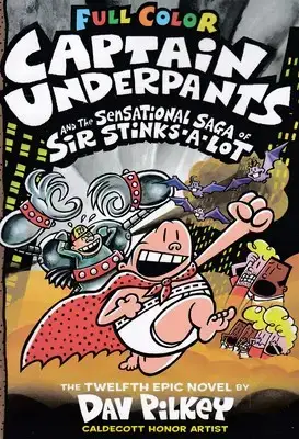 جلد کتاب کتاب زبان انگلیسی-کاپیتان زیرشلواری 12 Captain Underpants