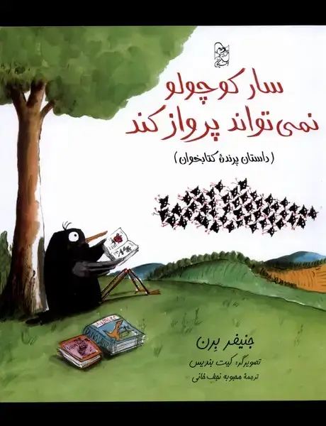 جلد کتاب سار کوچولو نمی‌تواند پرواز کند (آفرینگان) اثر جنیفر برن