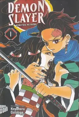 جلد کتاب اورجینال-شیطان کش 1 Demon Slayer