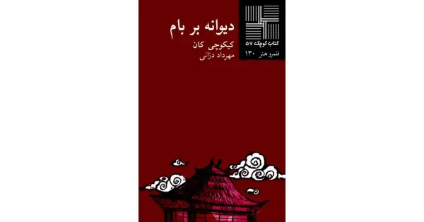 جلد کتاب دیوانه بر بام