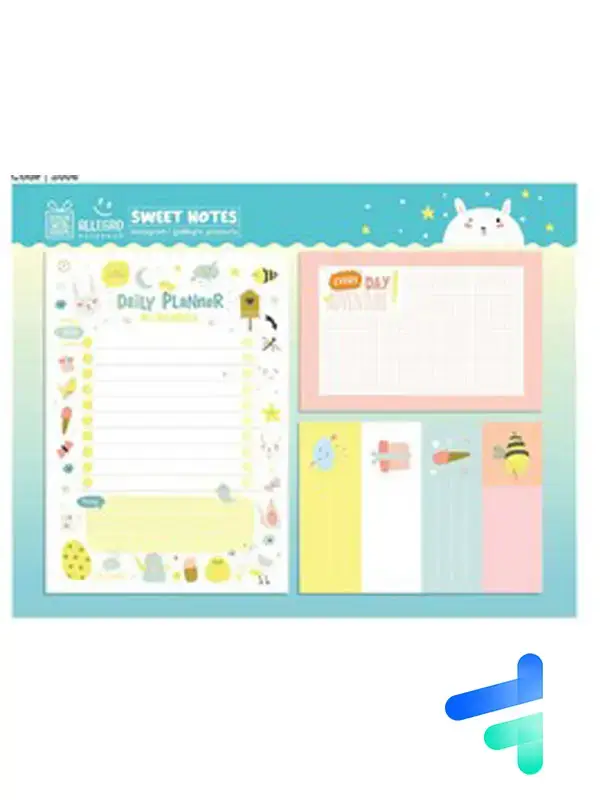 جلد کتاب بلیستر نوت پد پلنر فانتزی sweet notes