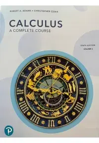 جلد کتاب زبان اصلی حساب دیفرانسیل انتگرال آدامز جلد اول ویرایش 10 Calculus ( A Complete Course - Tenth Edition - Volume 1 )