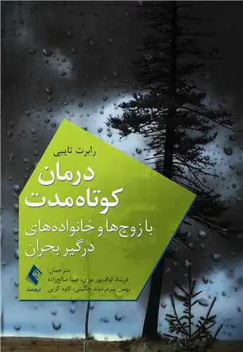 جلد کتاب درمان کوتاهمدت با زوجها و خانوادههای درگیر بحران