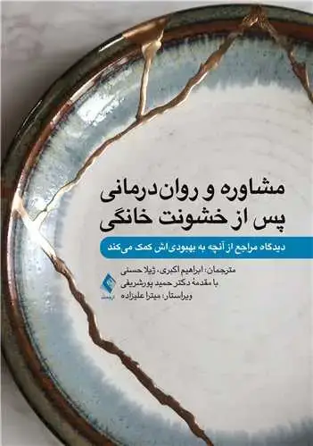 جلد کتاب مشاوره و روان‌درمانی پس از خشونت خانگی دیدگاه مراجع از آنچه به بهبودیاش کمک میکند