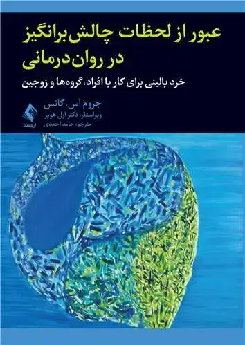 جلد کتاب عبور از لحظات چالش‌برانگیز در روان‌درمانی خرد بالینی برای کار با افراد، گروه‌ها و زوجین