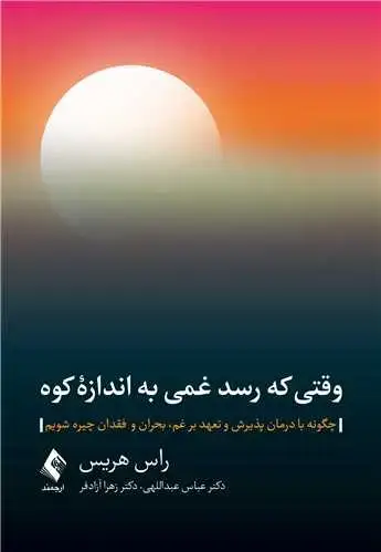 جلد کتاب وقتی که رسد غمی به اندازه کوه چگونه با درمان پذیرش و تعهد بر غم، بحران و فقدان چیره شویم