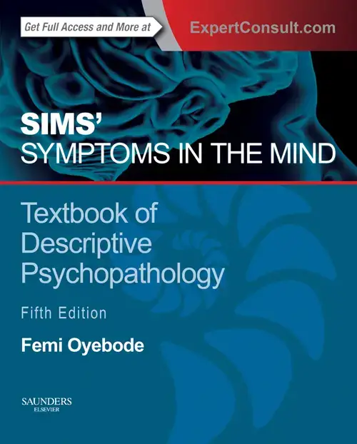 جلد کتاب sims symptoms in the Mind Textbook of Descriptive Psychology اثر Femi Oyebode