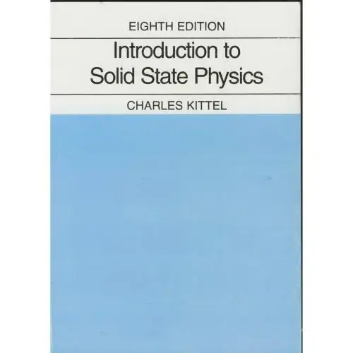 جلد کتاب introduction to solid state physics اثر چارلز کیتل