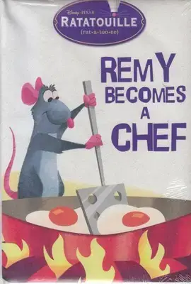 جلد کتاب کتاب زبان انگلیسی -والت دیزنی 16-Remy Bevomes achef