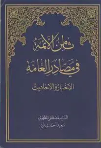 جلد کتاب ثامن الائمه فی مصادر العامه اثر السید مصطفی المطهری.سعید احمدی فرد