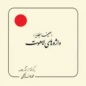 جلد کتاب صحیفه سجادیه واژه های لاهوت - خشتی