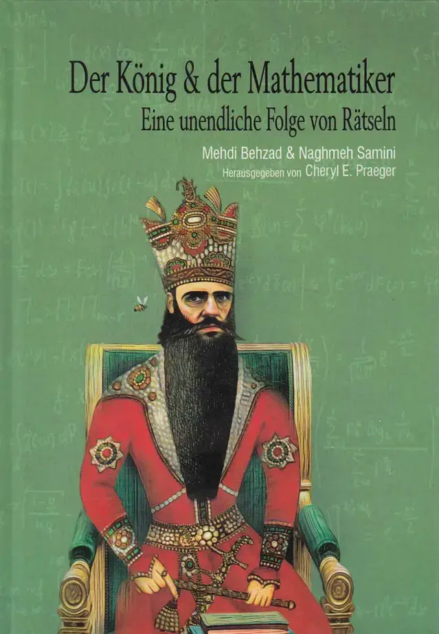 جلد کتاب افسانهی پادشاه و ریاضیدان (آلمانی) شمعومه