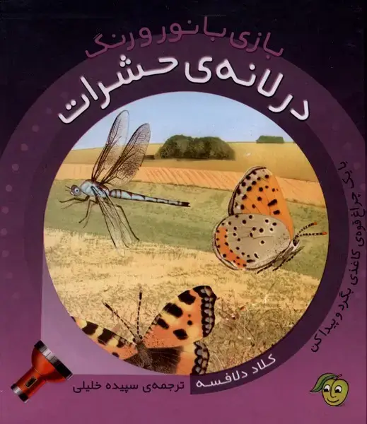 جلد کتاب بازی با نور و رنگ (درلانه‌ی‌حشرات) پیام‌مشرق