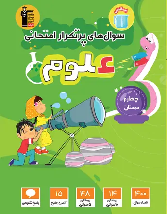 جلد کتاب پر تکرار علوم چهارم دبستان