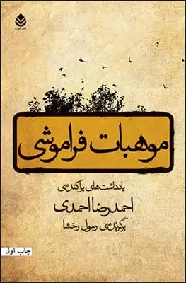 جلد کتاب موهبات فراموشی اثر احمدرضا احمدی
