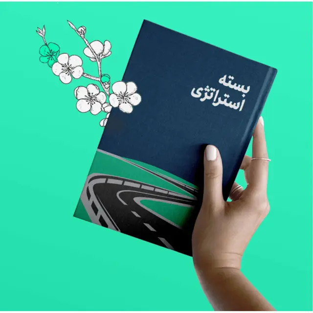 جلد کتاب بسته استراتژی