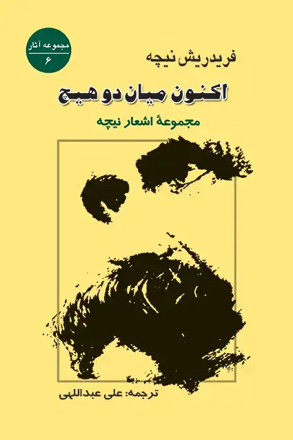 جلد کتاب اکنون میان دو هیچ (مجموعه اشعار)