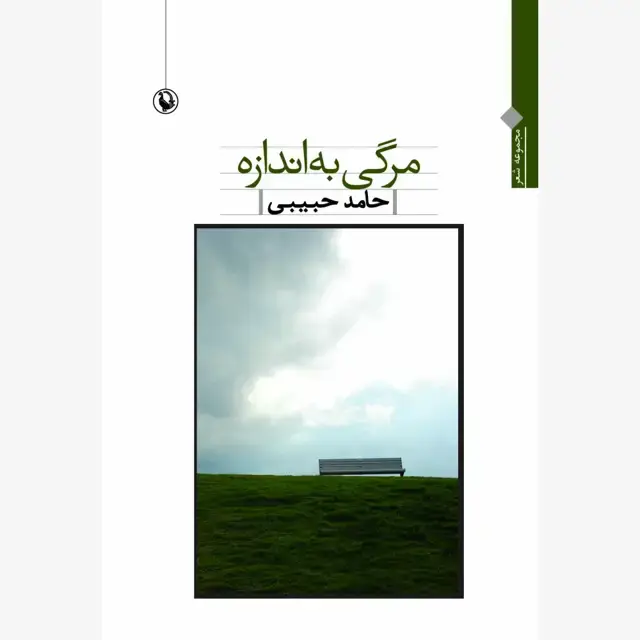 جلد کتاب مرگی به اندازه اثر حامد حبیبی