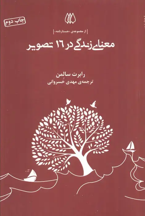 جلد کتاب معنای زندگی در 16 تصویر (از مجموعه ی جستارنامه)