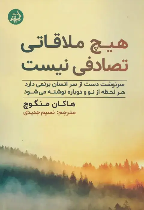 جلد کتاب هیچ ملاقاتی تصادفی نیست