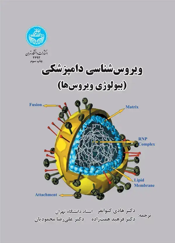 جلد کتاب ویروس‌شناسی دامپزشکی (بیولوژی ویروس‌ها)