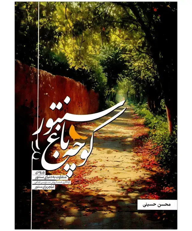 جلد کتاب کوچه باغ سنتور محسن حسینی