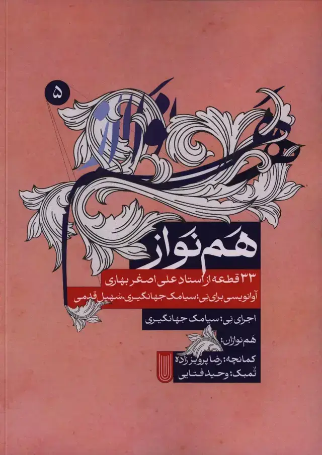 جلد کتاب هم نواز 5: 33 قطعه از استاد علی اصغر بهاری