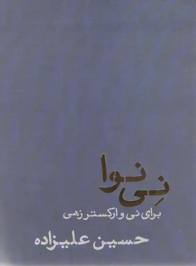 جلد کتاب نی نوا حسین علیزاده