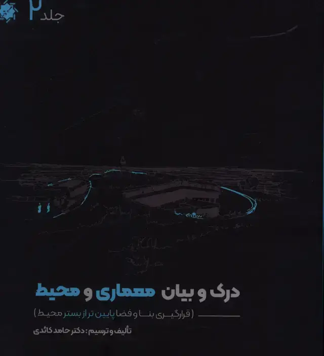 جلد کتاب درک و بیان معماری و محیط،جلد دوم،پایین تر از سطح و بستر محیط