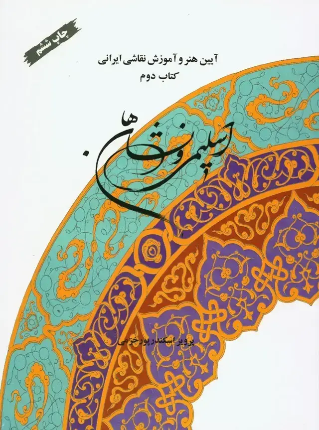 جلد کتاب اسلیمی و نشان ها، قالی، کاشی، تذهیب