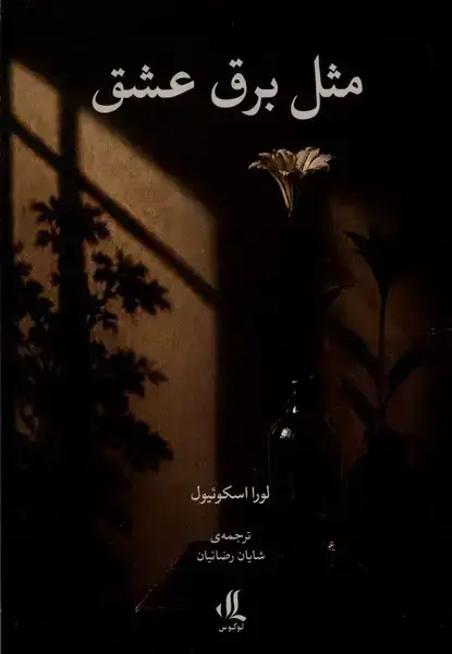 جلد کتاب مثل برق عشق (لوگوس)