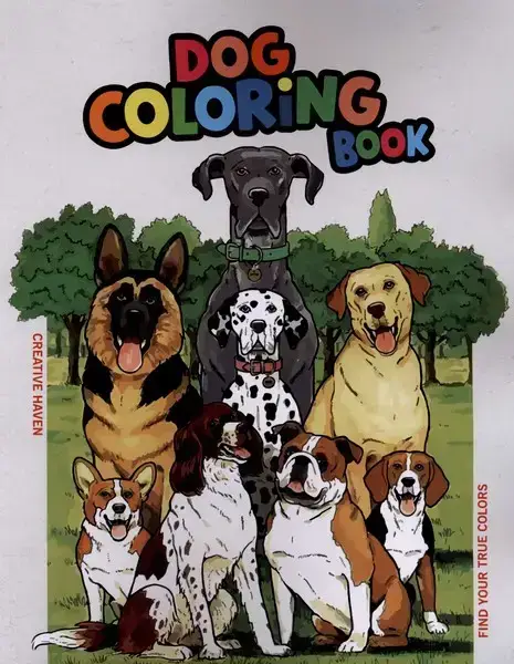 جلد کتاب رنگ آمیزی (Dog) حوضنقره