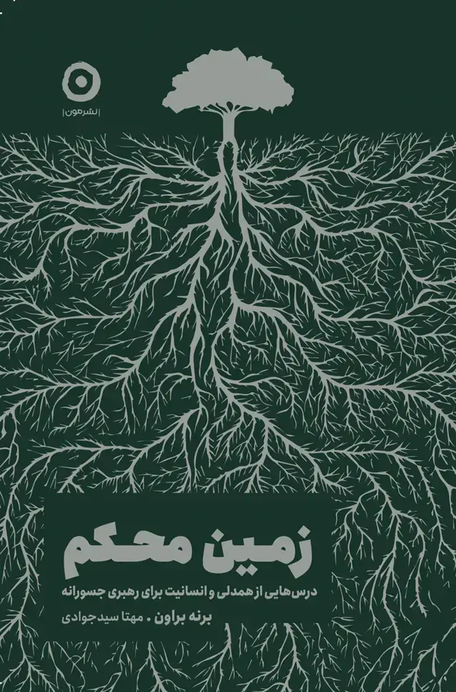جلد کتاب زمین محکم: درس هایی از همدلی و انسانیت برای رهبری جسورانه