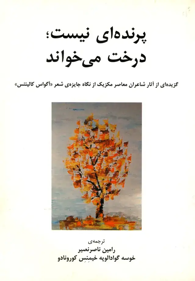 جلد کتاب پرنده‌ای نیست درخت می‌خواند (شومیز) نیلا *