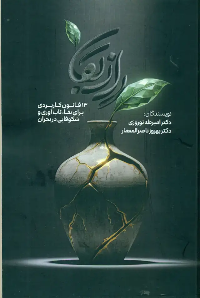 جلد کتاب راز بقا 1405 اثر دکترامیرطه نوروزی