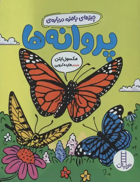 جلد کتاب چیزهای بامزه درباره ی پروانه ها (گلاسه)